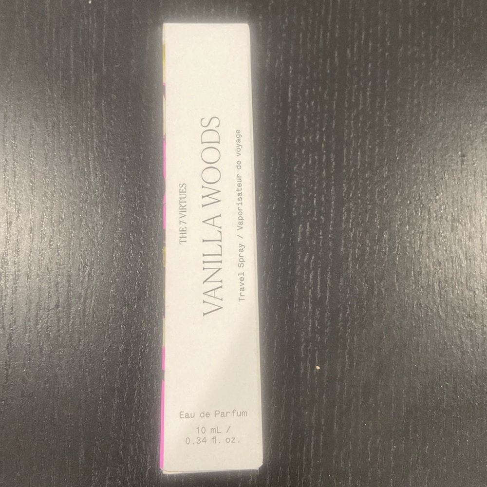 7 virtues vanilla woods fragrance rollerball-Brand New